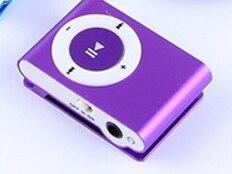 Mp3 плеєр на вбудованому акумуляторі + навушники + кабель зарядки, колір фіолетовий