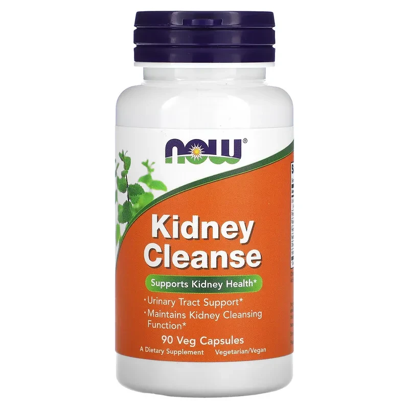 NOW Foods, Kidney Cleanse, засіб для очищення нирок, 550 мг, 90 капсул