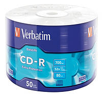 Диск CD-R 700MB Verbatim 52x Extra Protection Spindle 50pcs (43787) (код 62573)