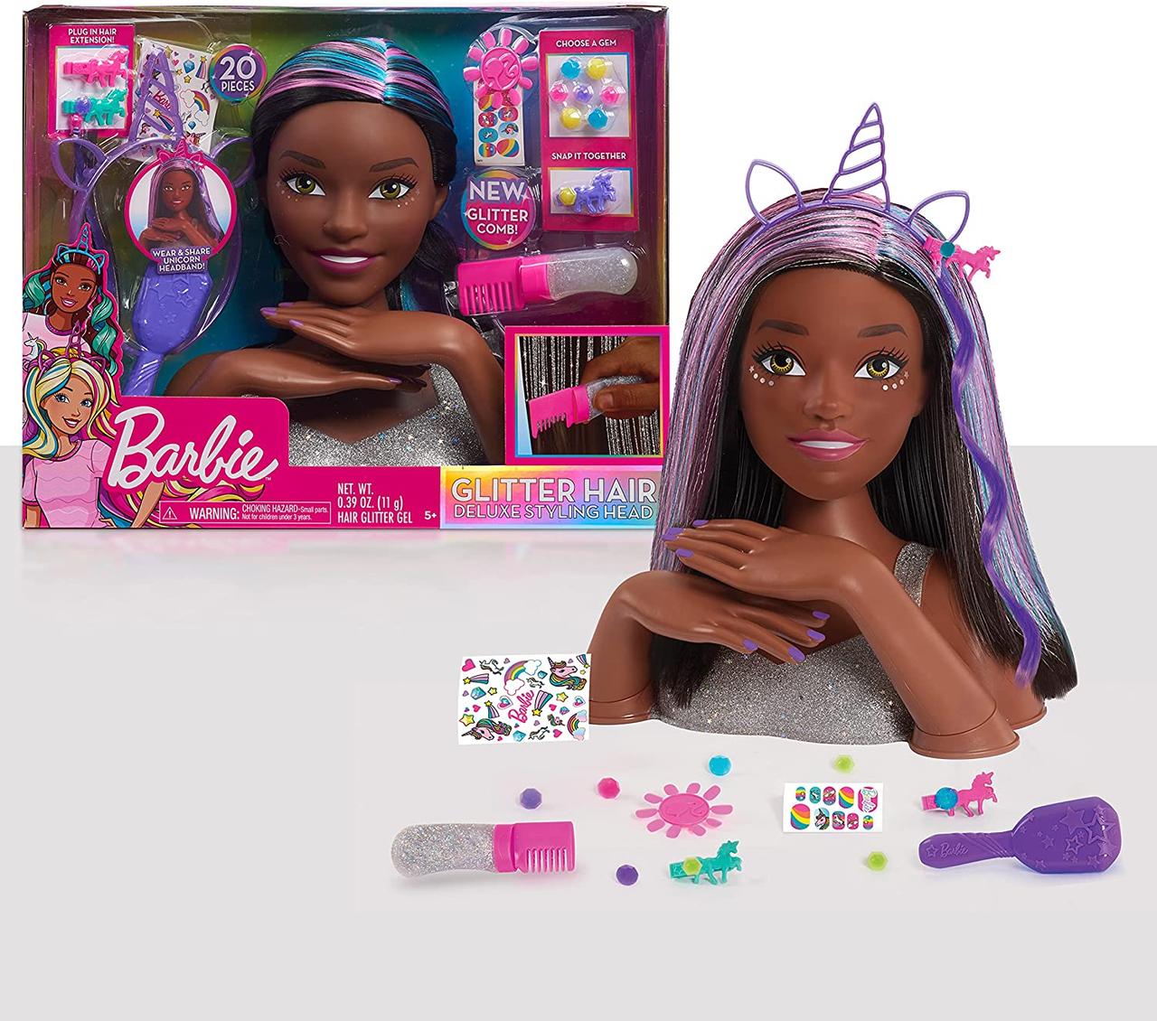 Кукла-Манекен Барби для Создания Причесок, 20 Акссесуаров, Mattel — в ...