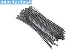 Хомут пластиковий багаторазового використання 6х450 мм., чорний 100 шт./уп.