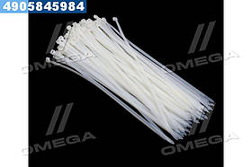 Хомут пластиковий 7.6х400мм. білий 100шт./уп.