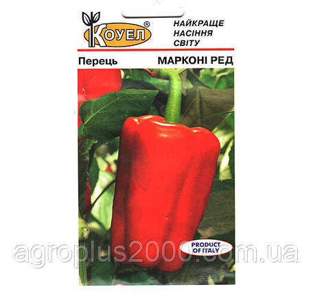 Насіння Перець солодкий Марконі Ред 0,5 грама Hortus Коуел, фото 1