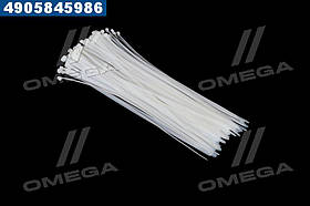 Хомут пластиковий 7.6х500мм. білий 100шт./уп.