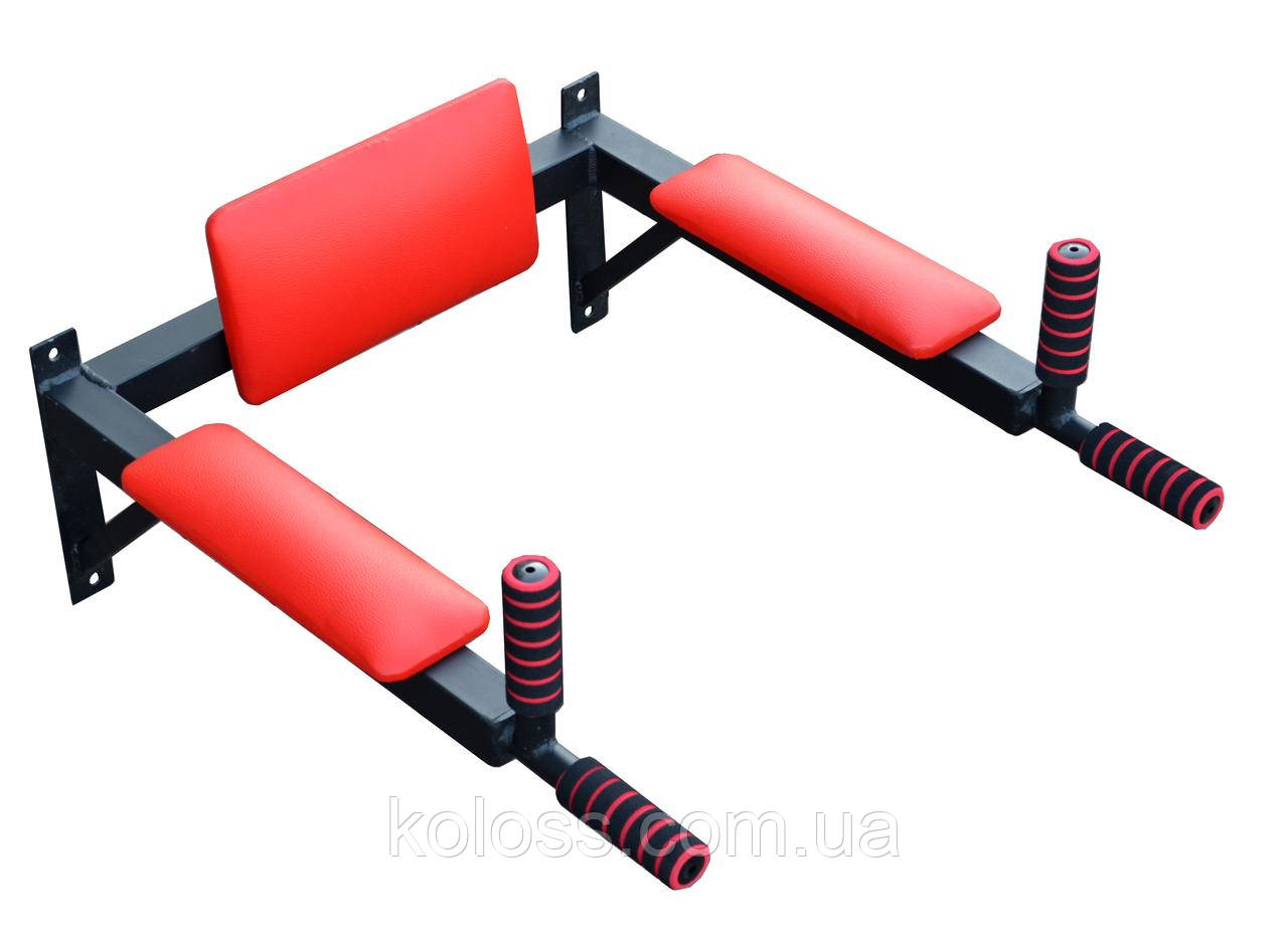 Бруси настінні з підлокітниками(чорні) від TM Koloss-sport, фото 1