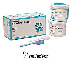 PLATINUM 95, 1 кг + 1 кг термостійкий (>200С) A-силікон для використання в зуботех лаб, 95 по Шору