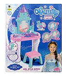 Набір трюмо 661-127 зі стільчиком і сенсорної паличкою, 14 аксесуарів, фен на батарейках, фото 4