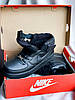 Кросівки зимові жіночі Nike Air Force 1 Winter High Black Високі Найк Аір Форс чорні шкіряні з хутром 36,37,38 розміри, фото 3