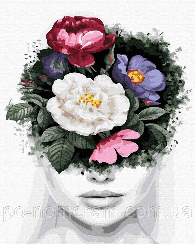 Акційна Живопис по номерам Розквітлі думки (BK-GX41284) 40 х 50 см, фото 1