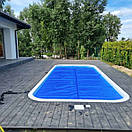 Пузирчаста плівка для накриття басейну. Літнє плаваюче накриття для захисту басейну від пилу та сміття, фото 4