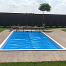 Пузирчаста плівка для накриття басейну. Літнє плаваюче накриття для захисту басейну від пилу та сміття, фото 3