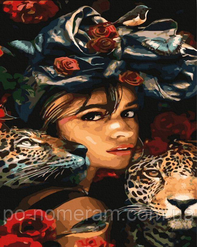 Акційна Розмальовка по номерах Хижа краса (BK-GX43764) 40 х 50 см, фото 1