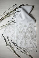 Рушник для ікон (2 ШТ), срібло-хрестик ,АРТ СХ 07