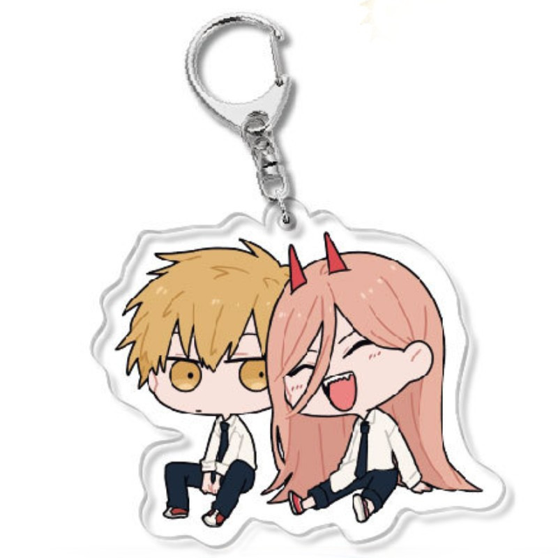 Брелок акрилова Людина-бензопила Chainsaw Man AK СМ 12, фото 1