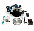 Бездротова циркулярна пилка Makita DHS680Z 1200 Ватт диск до 185 мм 3900 об/хв акумулятори 36V 6Ah, фото 3