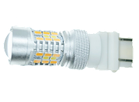 Светодиодная лампа LED 4G28 P27/7W/3157 Для американских авто (Двухцветная)