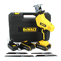 Акумуляторна пилка шабельна DeWalt DCS 310NT (24V,5aH Li-lon) Сабельна пилка девольт, Електроножовка деволт