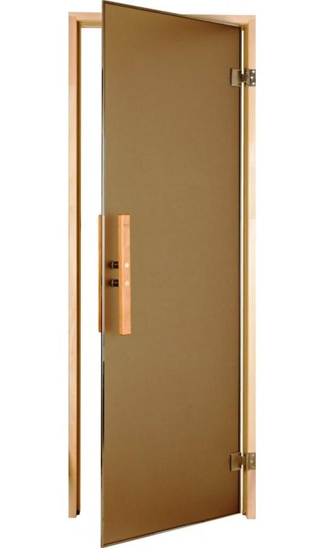 Двері для лазні та сауни Tesli Lux RS Magnetic 190 * 70 тон бронза