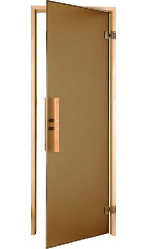 Двері для лазні та сауни Tesli Lux RS Magnetic 1900 * 700 тон бронза