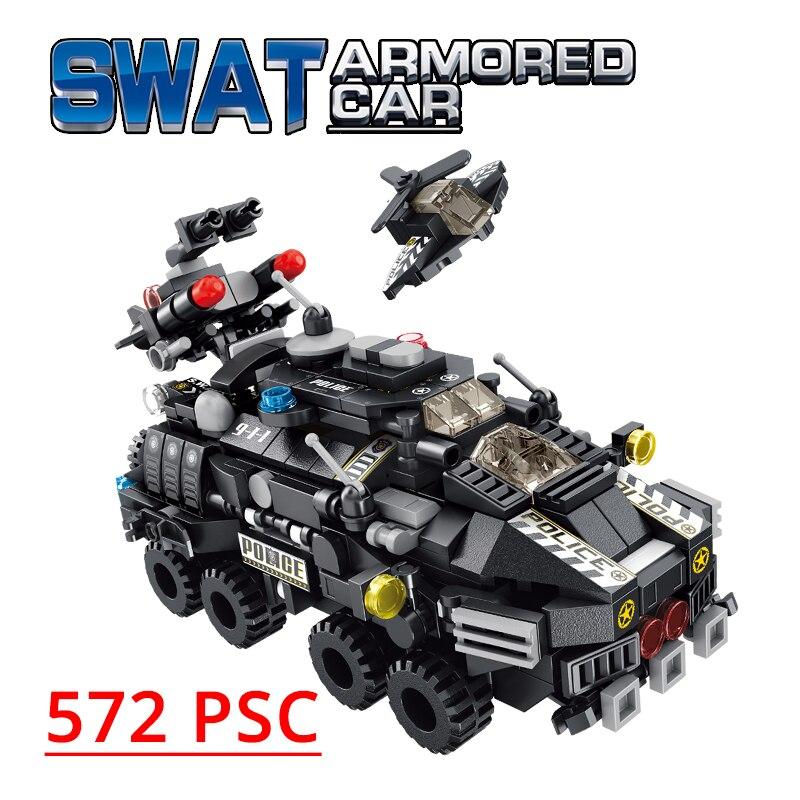 Конструктор SWAT Armored Car Спецназівська машина 12в1 (572 деталі) 633010