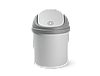 Настільне відро для сміття з кришкою (сіре) 1.6 л, фото 2