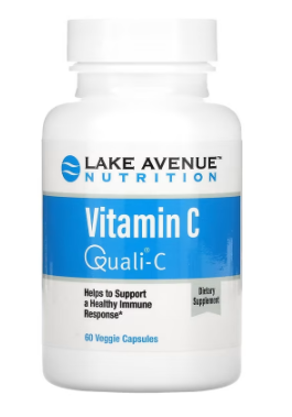 Вітамін С з Quali-C 1000 мг Lake Avenue Nutrition 60 рослинних капсул