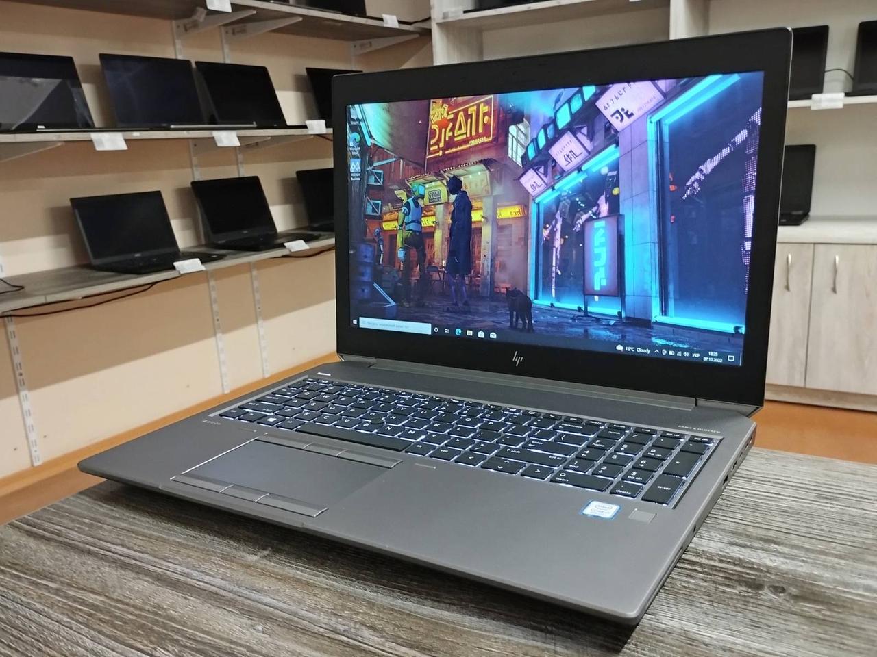 Ноутбук HP ZBook G5|15.6”FHD,IPS/i7-8750H/32GB/ 4GB/256+256 SSD