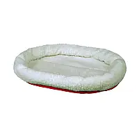 Лежак Trixie для кошек с белым мехом красный 47х38см