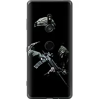 Чехол силиконовый патриотический на телефон Sony Xperia XZ3 H9436 Защитник v3 "5226u-1540-58250"