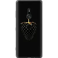 Чехол силиконовый на телефон Sony Xperia XZ3 H9436 Черная клубника "3585u-1540-58250"