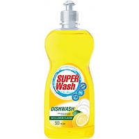 Засіб мийний для посуду з ароматом лимону SUPER Wash 500 мл NEW