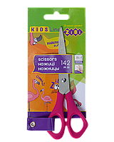 Ножиці дитячі для лівші 142мм, рожеві, ZiBi KIDS Line ZB.5002-10