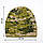 В'язаний чоловічий Комплект Braxton Шапка+Бафф, тактична шапка піксель світла з підкладкою фліс, баф з резинкою, фото 5