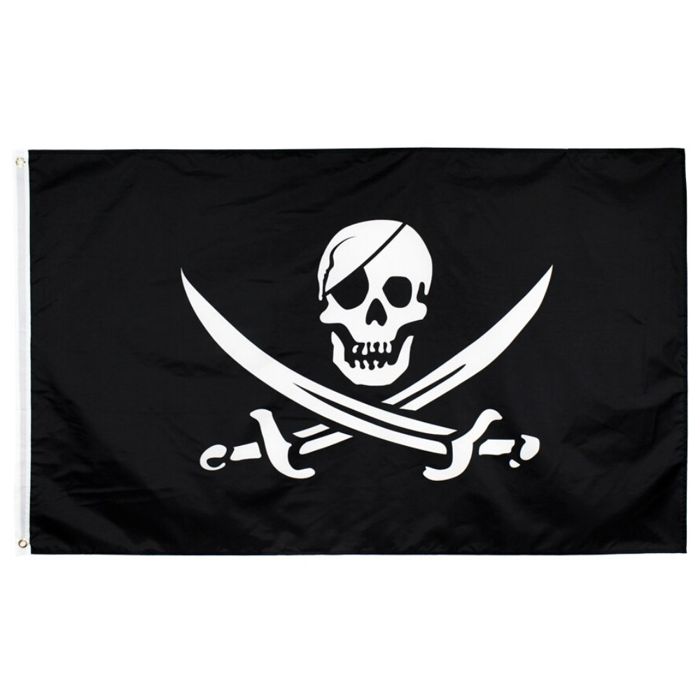 Прапор Піратський (череп із шаблями) (fcn-002)