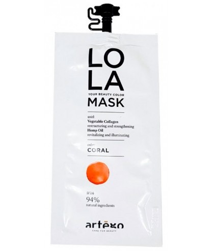 Тонуюча маска Artego Lola Your Beauty Color Mask Coral, 20 мл, фото 1