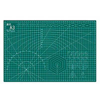 Коврик двусторонний А3 3мм с разметкой для резки пэчворка, Cutting mat