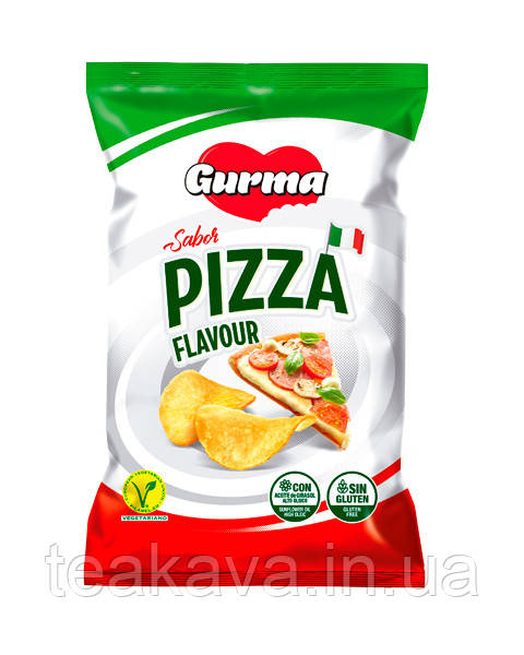 Чипси GURMA Pizza зі смаком піци, 110 г (8436546051398)