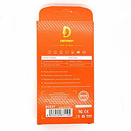 Зарядний пристрій Denmen DC03T + кабель Type-C USB 2.4A Білий, фото 4