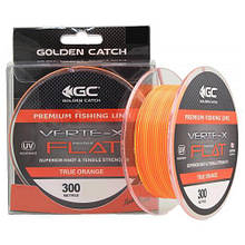 Волосінь GC Verte-X Flat 300м True Orange 0.234 мм