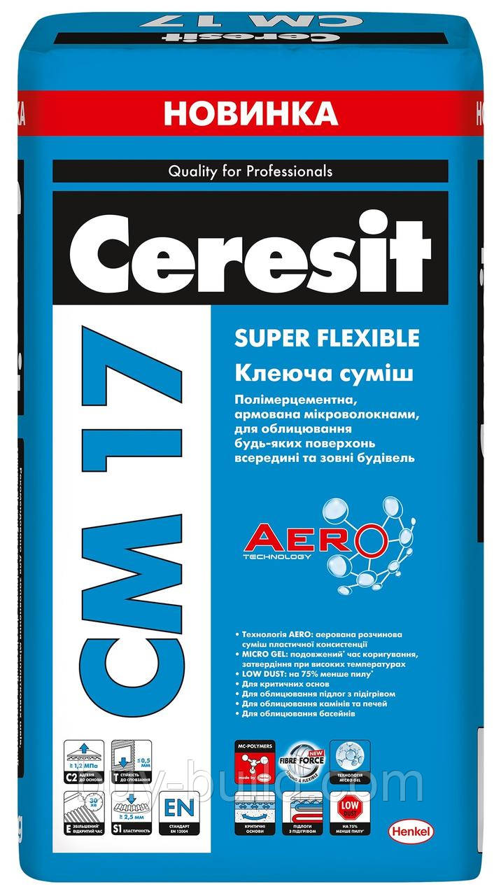 Ceresit CM 17 AERO SUPER FLEXIBLE 25кг