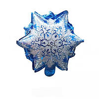 Фольгована міні-куля "Сніжинка" 35х31 см (Китай)