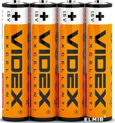 Батарейка лужна Videx LR6/AAA 4 шт Blister Card