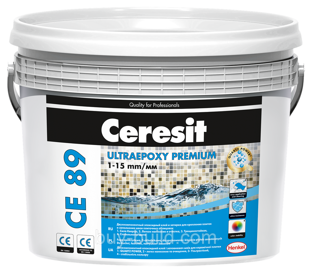 Фуга Ceresit CE 89 2.5кг сіра перлина