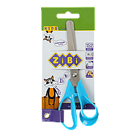 Ножиці дитячі 152 мм з пластиковими 3D-ручками, сині, ZiBi KIDS Line ZB.5014-02