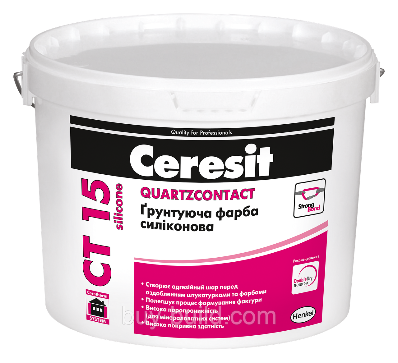 Ґрунтуюча силіконова фарба Ceresit CT 15 10л