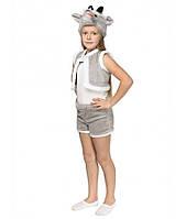 Детский костюм Козлика для мальчиков 3,4,5,6 лет Новогодний костюм Козленок Серый для детей 340