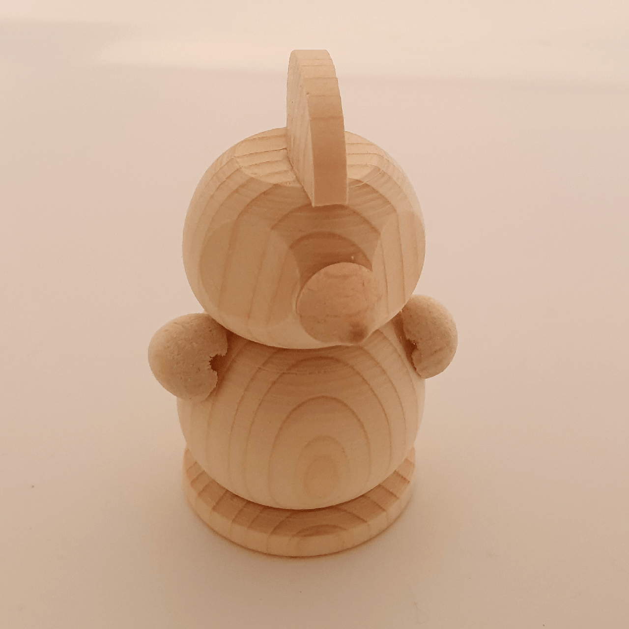 Дерев'яний "Півник" на ялинку 6.5*3 см | заготівля для декору | під фарбування для декупажу