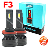 Led Лампи в авто F3 цоколь HB4 Оригінал! 90W 10000LM Canbus, фото 3