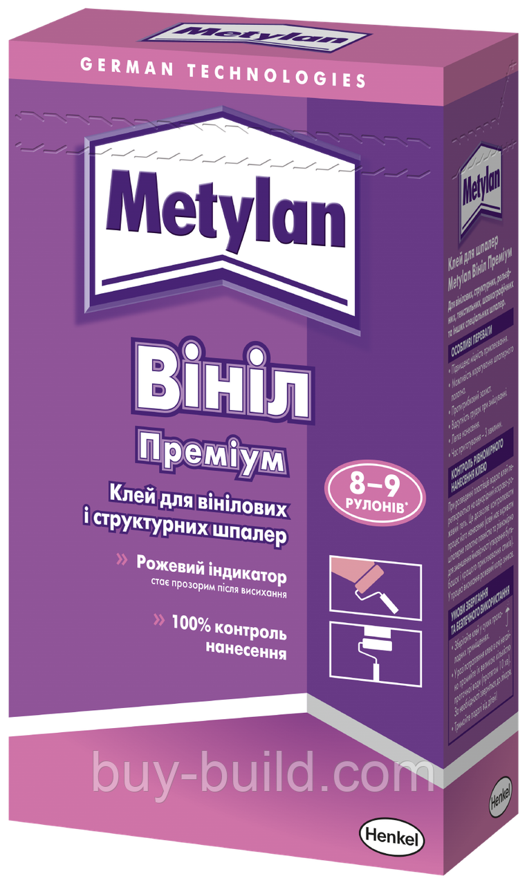 Клей для шпалер Metylan Вініл Преміум 300г, фото 1