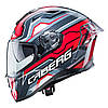 МОТОШОЛОМ ЗАКРИТИЙ CABERG DRIFT EVO LB29 КОЛІР ЧОРНИЙ / СІРИЙ / ЧЕРВОНИЙ, фото 3